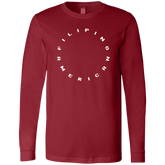 Filipino American Unisex Jersey Long Sleeve T-Shirt